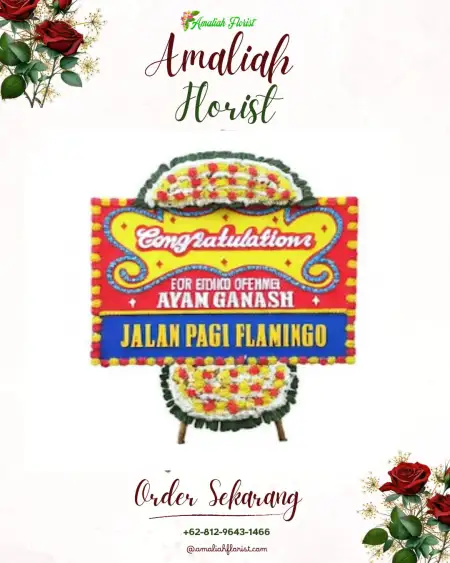 Sewa Papan Bunga Sukawaris